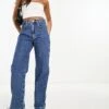 Cotton:On Cotton On Loose Straight Leg Jeans In Blue For Women Sea Blue