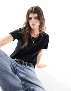 Cotton:On Cotton On 90s Classic Relaxed T-shirt In Black For Women