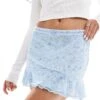 Cotton:On Cotton On Mesh Pyjama Skirt In Blue Ditsy For Women