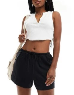 Cotton:On Haven Short In Black For Women