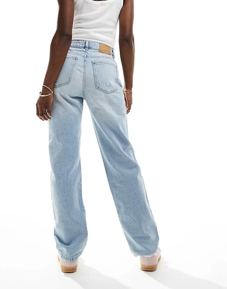 Cotton:On Original Straight Jean In Light/pastel Blue For Women - Image 3