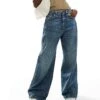 Cotton:On Cotton On Super Baggy Jeans In Blue Dusk Denim For Women