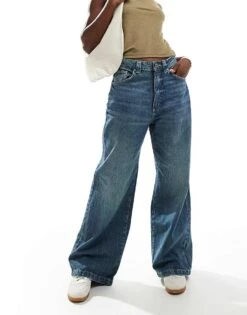 Cotton:On Cotton On Super Baggy Jeans In Blue Dusk Denim For Women