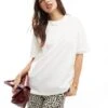 Cotton:On Cotton On Boxy Oversized Tee In White For Women Vintage White