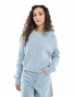 Cotton:On Cotton On Crew Neck Sweater In Blue For Women Delphi Blue