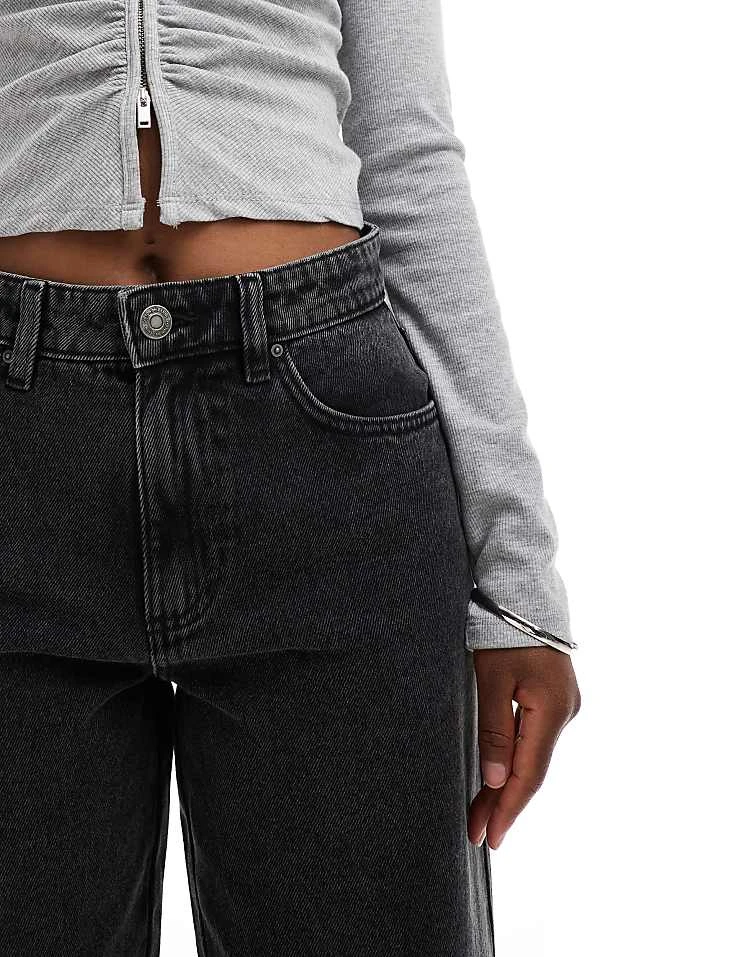 Cotton:On Relaxed Wide Jean In Grey For Women - Image 4