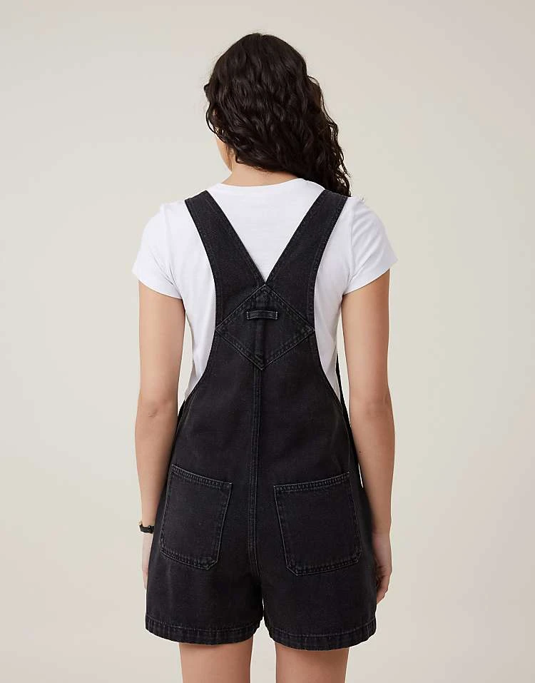 Cotton:On Short Denim Overall In Grey For Women - Image 3