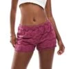 Cotton:On Cotton On Pyjama Textured Super Soft Frilly Shorts In Boysenberry For Women