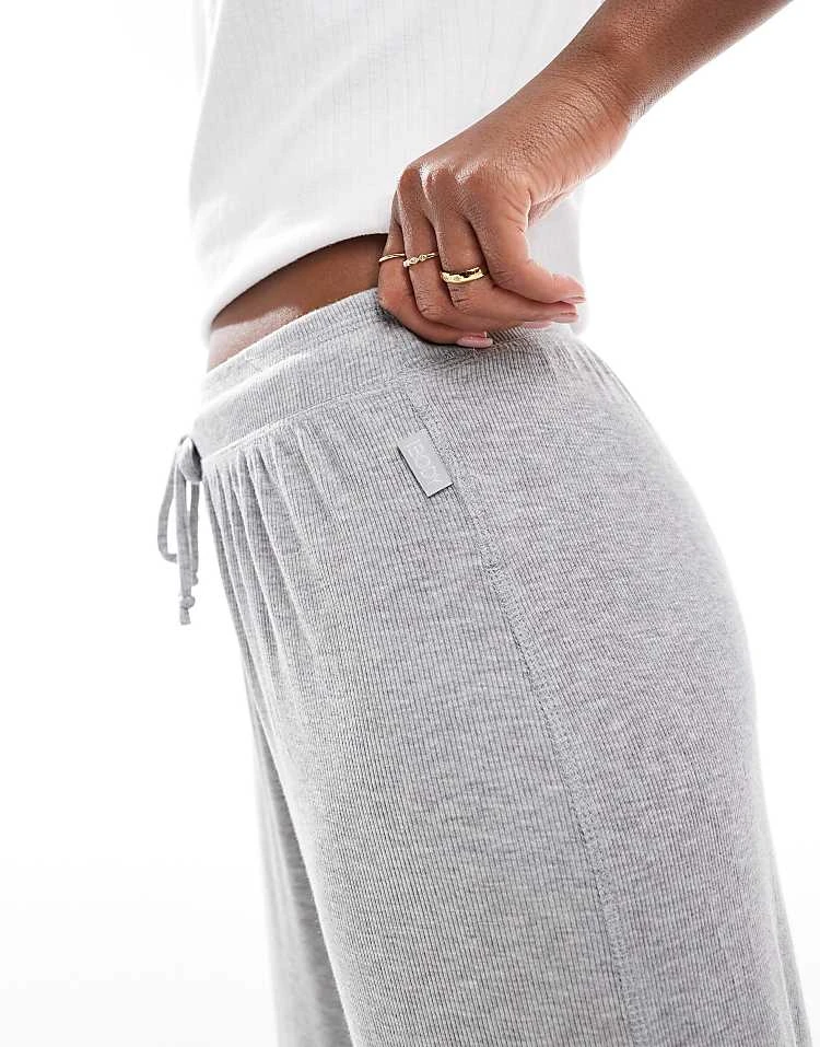 Cotton:On Cotton On Sleep Recovery Asia Fit Pyjama Pant In Grey Marle For Women Grey Marle Rib - Image 2