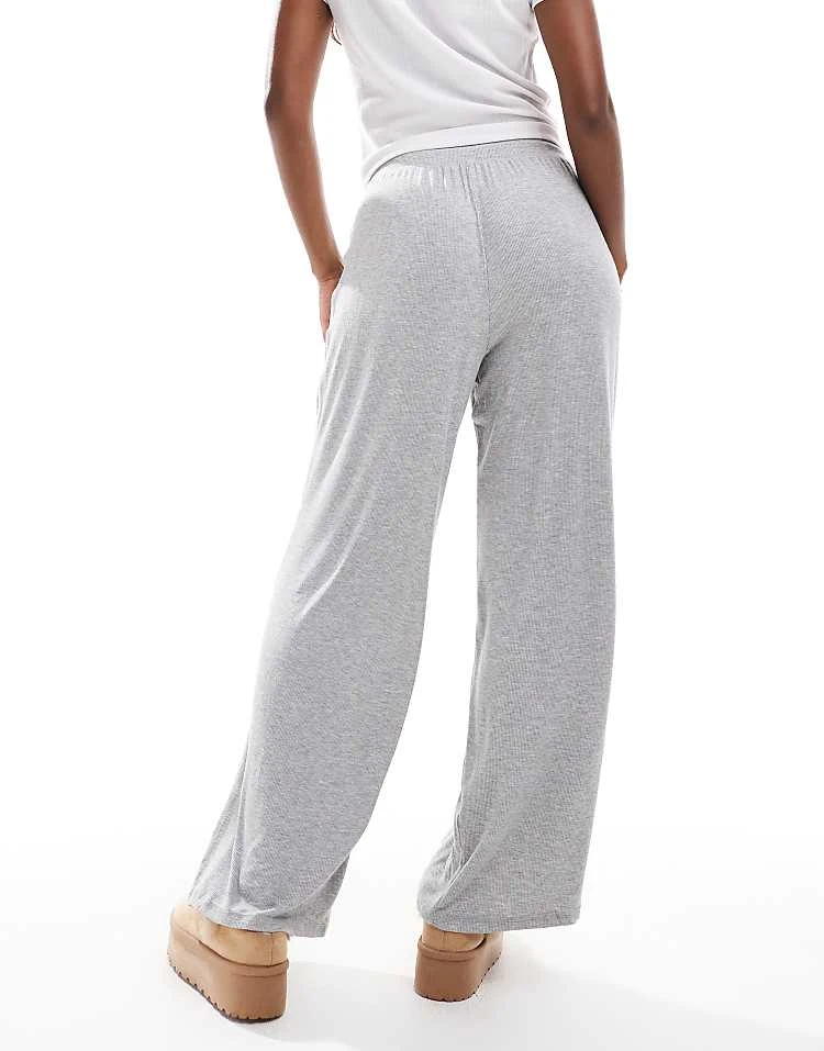 Cotton:On Cotton On Sleep Recovery Asia Fit Pyjama Pant In Grey Marle For Women Grey Marle Rib - Image 3
