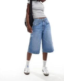 Cotton:On 90 S Baggy Denim Jort In Blue For Women