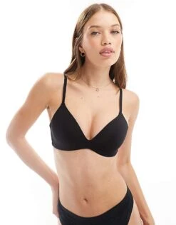 Cotton:On Ultimate Comfort Wirefree T-shirt Bra In Black For Women