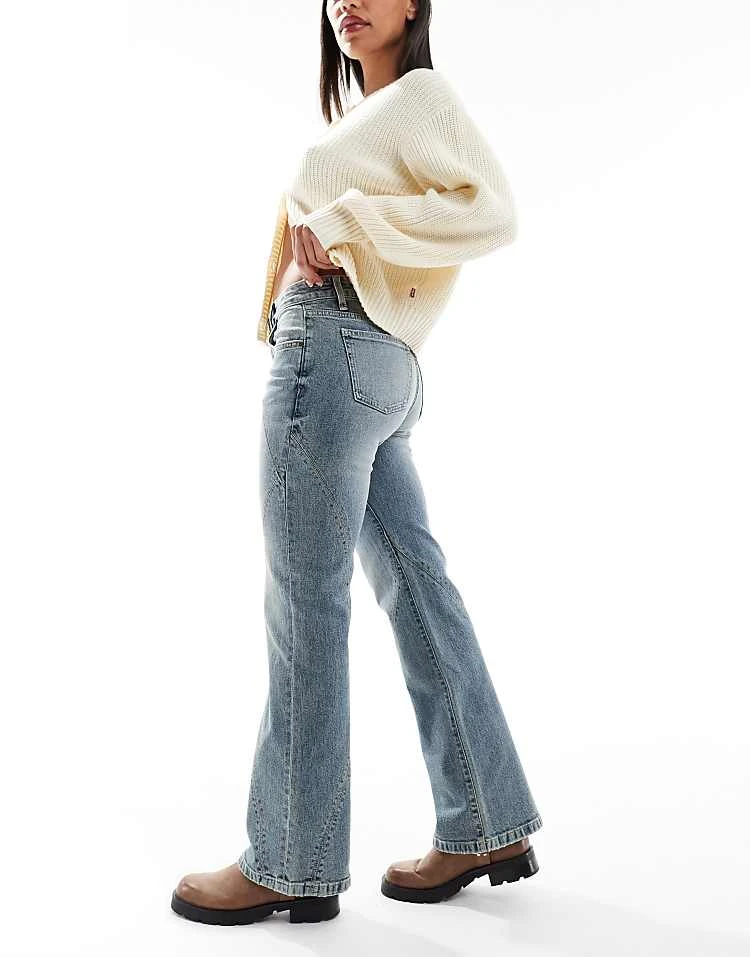 Cotton:On Stretch Bootcut Flare Jean In Light Blue For Women - Image 3