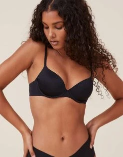 Cotton:On Ultimate Comfort T-shirt Bra In Black For Women