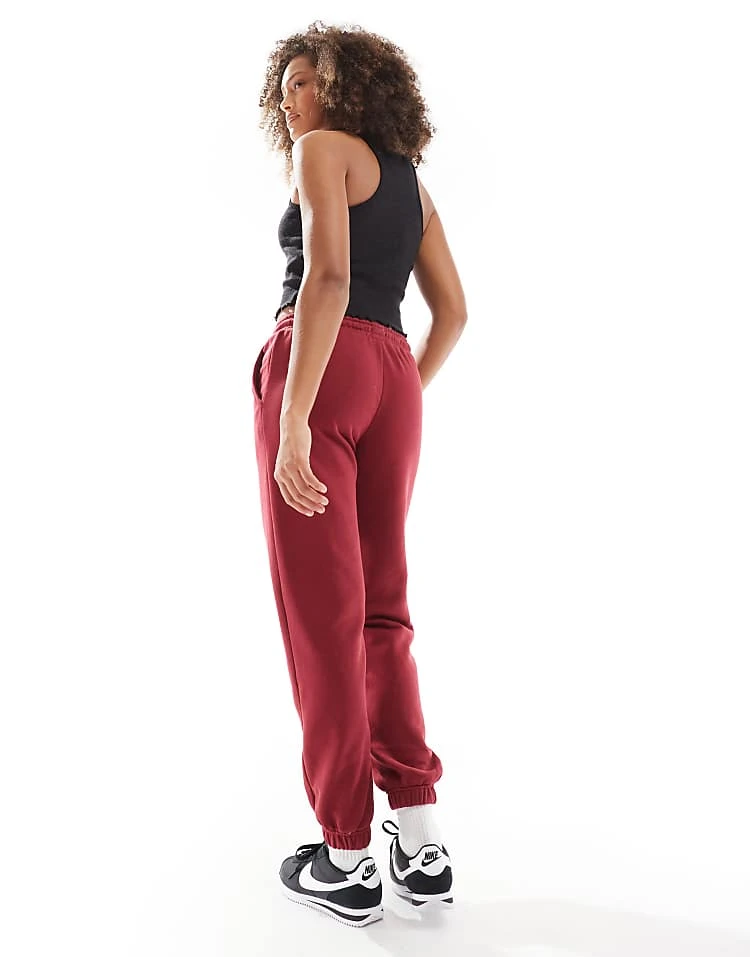 Cotton:On Classic Fleece Joggers In Red For Women - Image 3