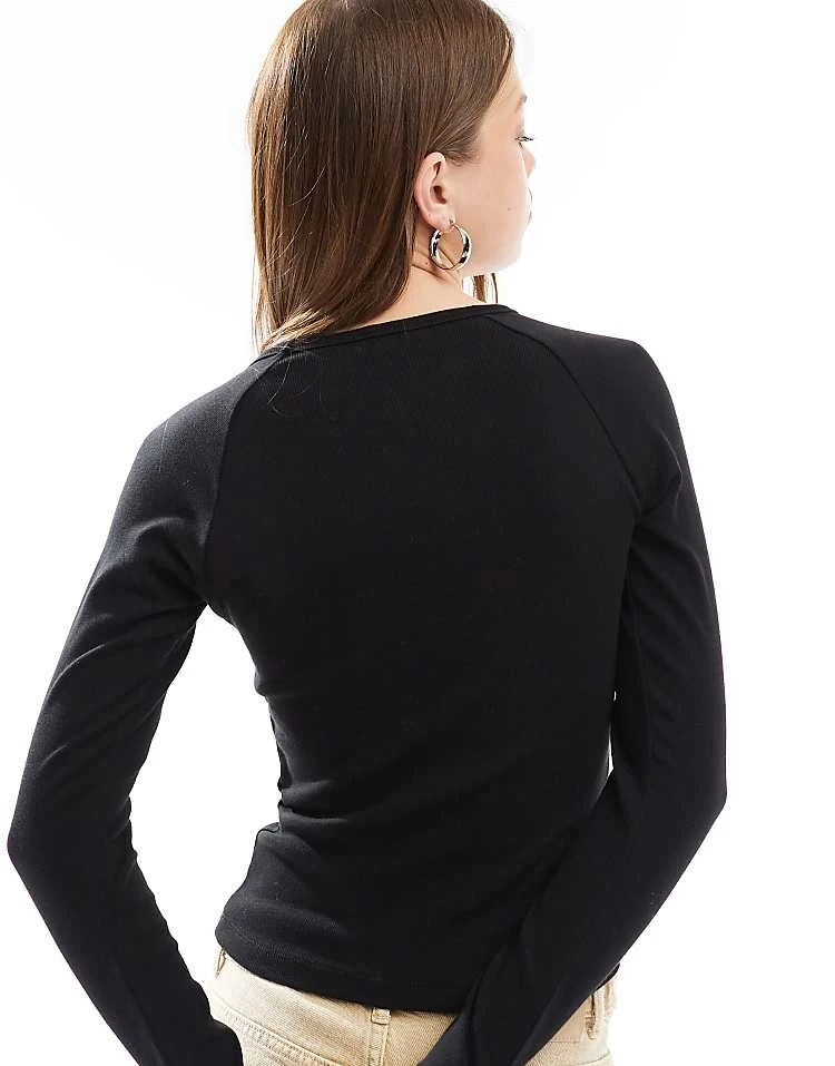 Cotton:On Kelsey Raglan Long Sleeve In Black For Women - Image 4