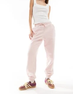 Cotton:On Classic Fleece Joggers In Pink For Women