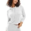 Cotton:On Cotton On Super Soft Hooded Long Sleeve Pyjama Top In Grey For Women