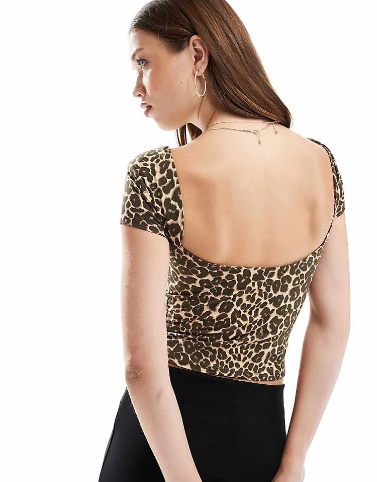 Cotton:On Cleo Low Back Tee In Multi For Women - Image 2