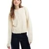 Cotton:On Lux Crew Button Cardigan In Yellow For Women