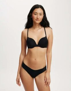 Cotton:On Ultimate Comfort Push Up2 T-shirt Bra In Black For Women