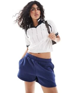 Cotton:On Cotton On Plush Knit Short In Navy For Women