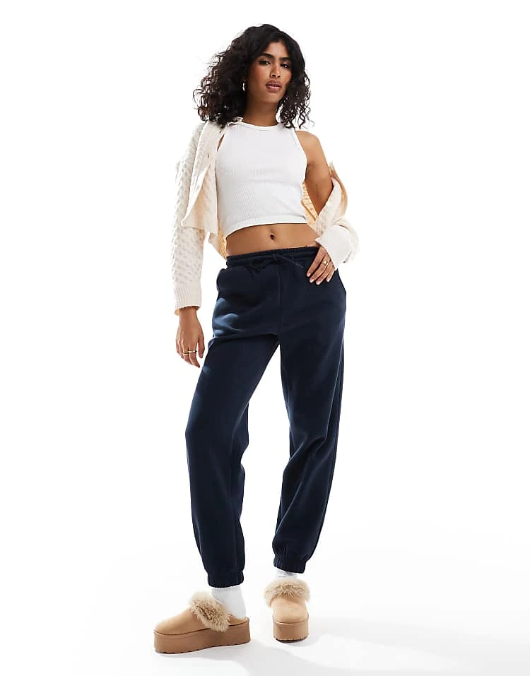Cotton:On Classic Fleece Joggers In Blue For Women - Image 5