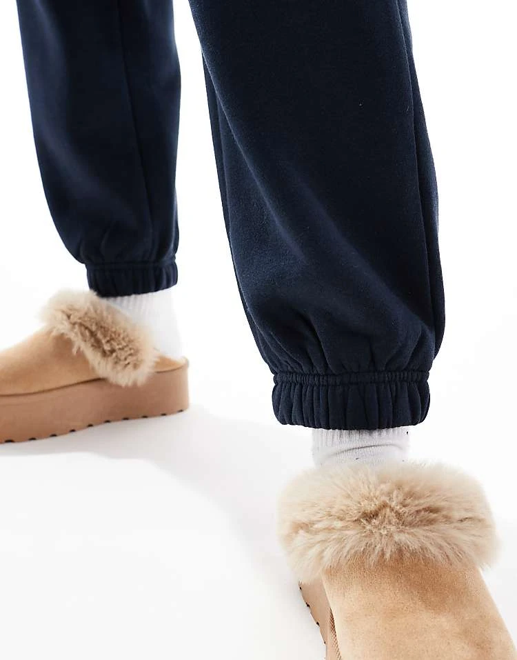 Cotton:On Classic Fleece Joggers In Blue For Women - Image 4