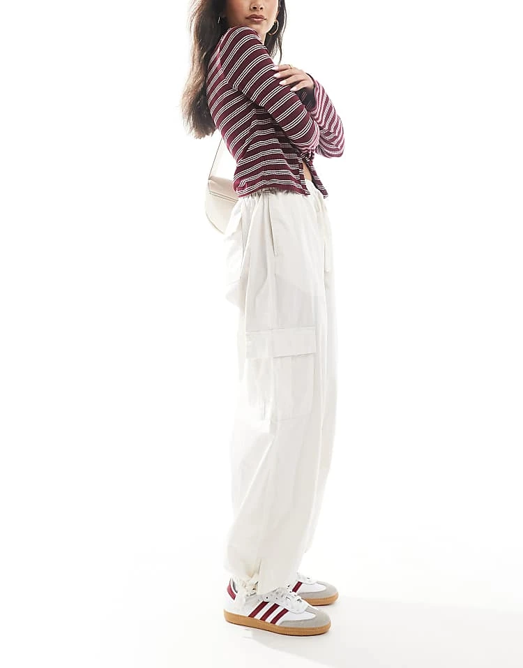 Cotton:On Summer Cargo Pant In Beige For Women - Image 2