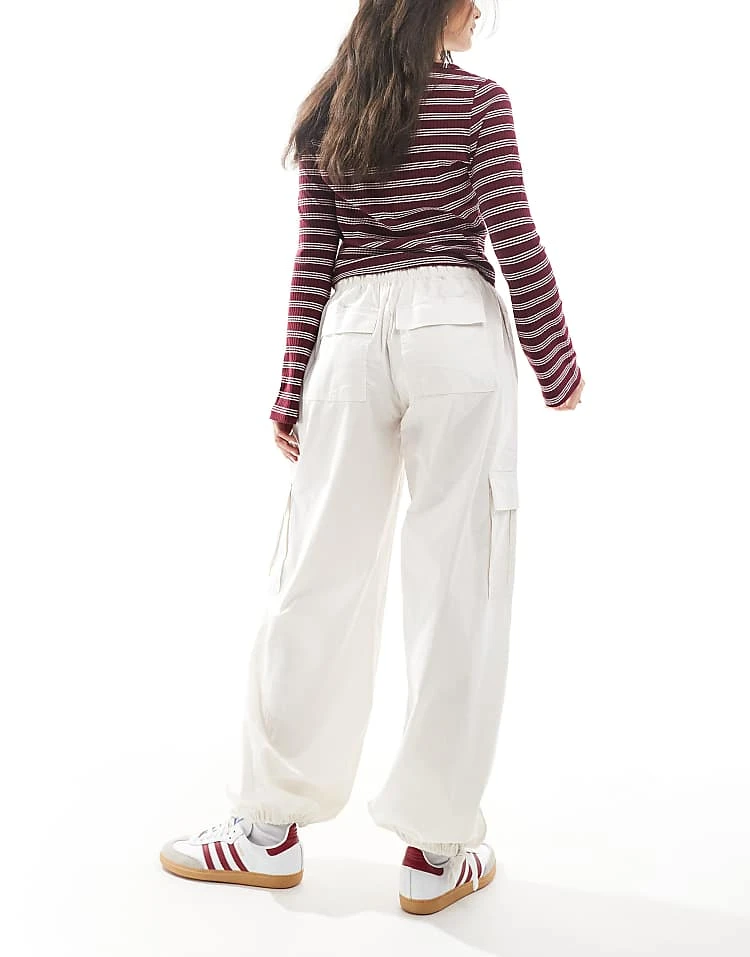 Cotton:On Summer Cargo Pant In Beige For Women - Image 5