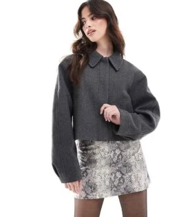 Cotton:On Bella Mini Skirt In Brown For Women