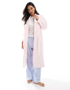 Cotton:On Luxe Terry Robe In Pink For Women