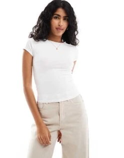 Cotton:On Cotton On Jersey Crew Tee In White For Women