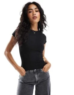 Cotton:On Cotton On Jersey Crew Tee In Black For Women