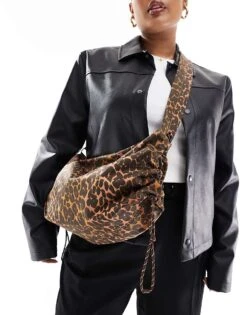 Cotton:On Cotton On Maddy Crossbody Bag In Leopard Print For Women