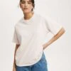 Cotton:On The Boxy Oversized Tee In Pink For Women