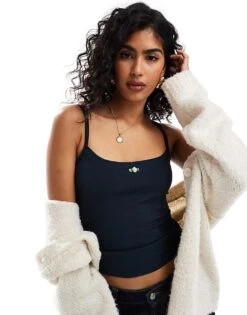 Cotton:On Sarah Rosette Cami In Blue For Women