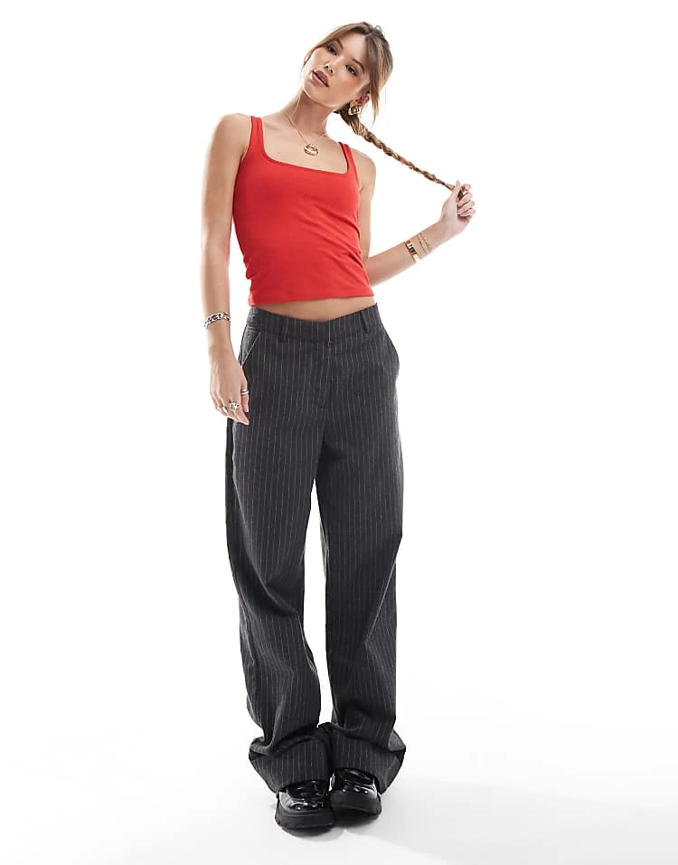 Cotton:On All Day Square Neck Tank In Red For Women - Image 5