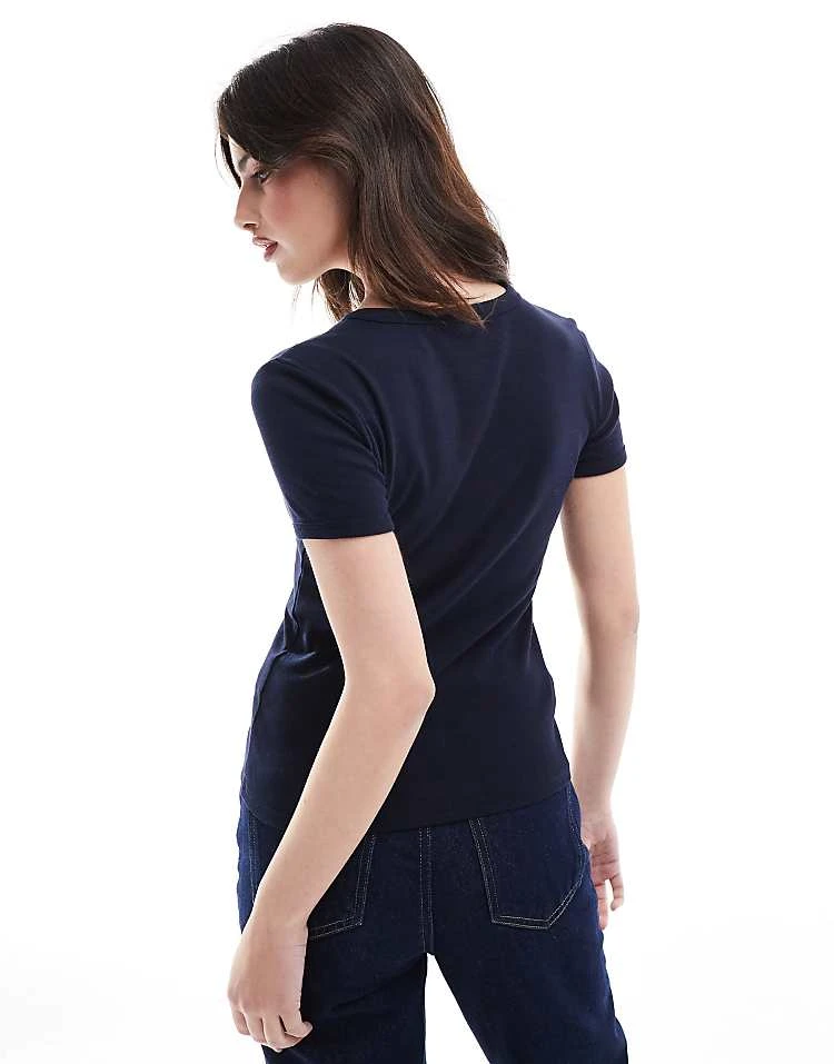 Cotton:On Cotton On Palm Springs Rib Graphic T-shirt In Navy For Women - Image 2