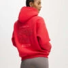 Cotton:On Plush Premium Graphic Hoodie In Red For Women