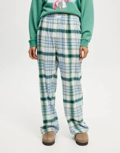 Cotton:On Flannel Pyjama Set In Navy