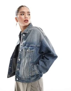 Cotton:On Original Denim Jacket In Blue For Women