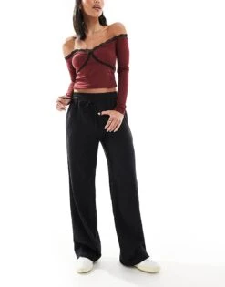 Cotton:On Haven Wide Leg Pant In Black For Women