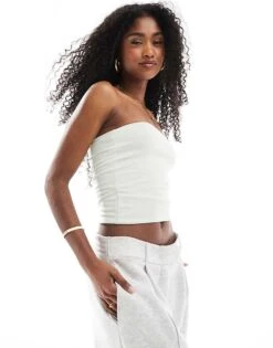 Cotton:On All Day Tube Top In Green For Women