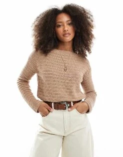 Cotton:On Frontier Pullover Sweater In Beige For Women