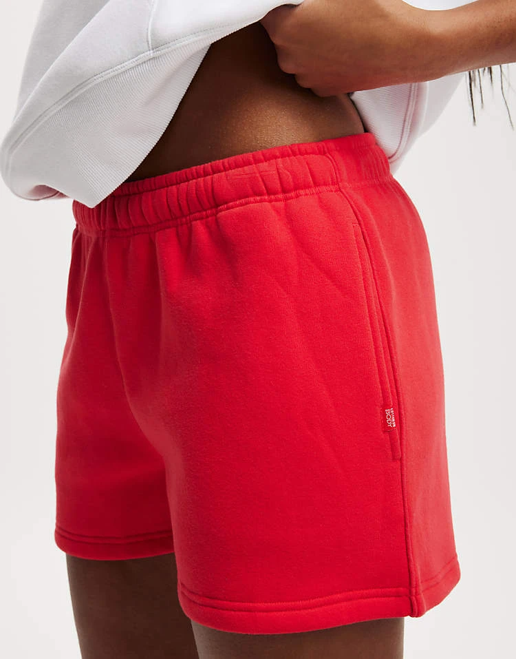 Cotton:On Plush Essential Gym Short In Red For Women - Image 3