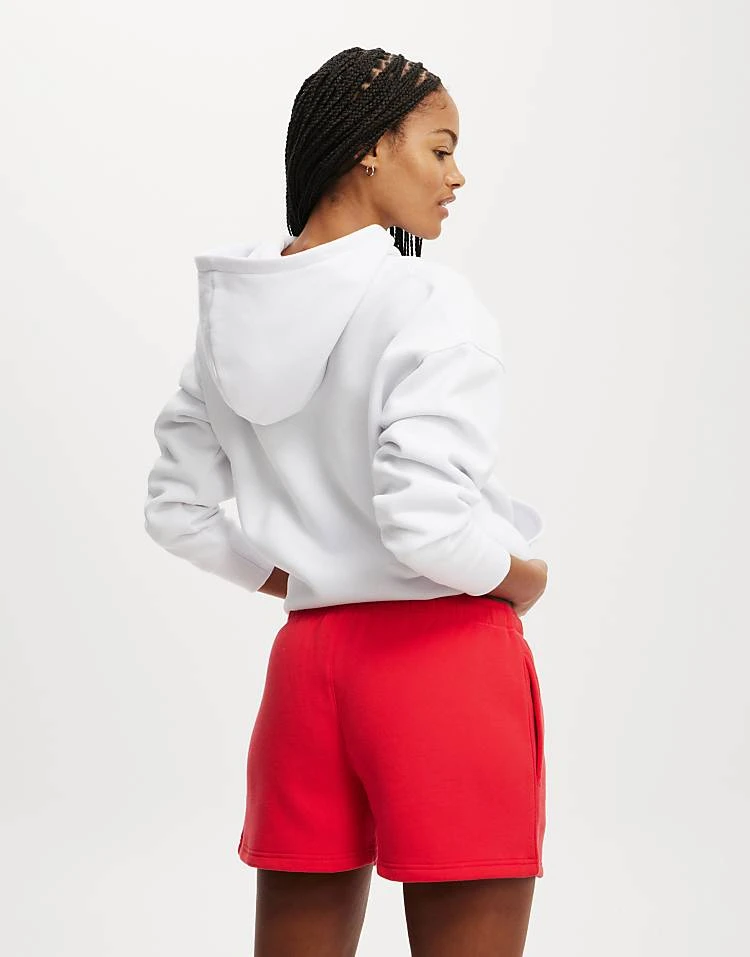 Cotton:On Plush Essential Gym Short In Red For Women - Image 4