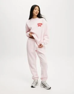 Cotton:On Plush Essential Gym Sweatpant In Pink For Women