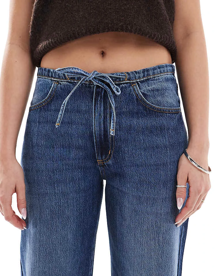 Cotton:On Lyocell Wide Pant In Blue For Women - Image 5