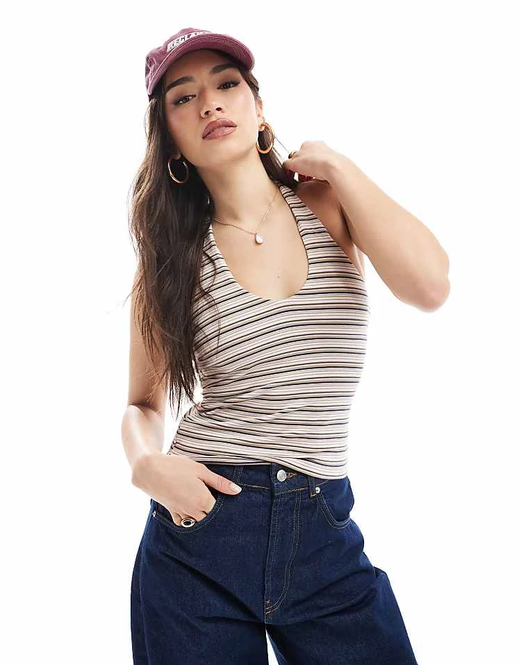 Cotton:On All Day V Neck Halter In Multi For Women - Image 5